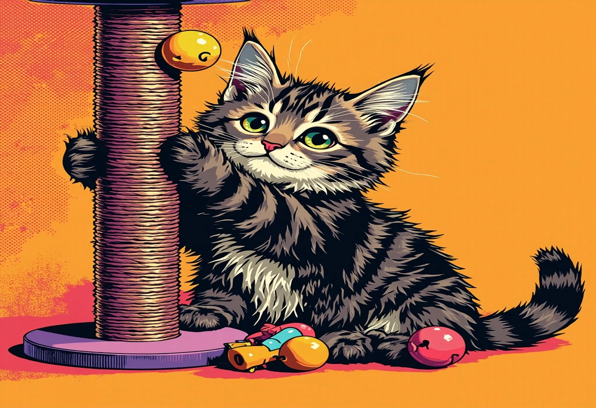 Katzenbeschäftigung
